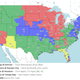 Illustration for article titled Which TV Market's Getting Screwed Today? Your Week 4 NFL Viewing Maps